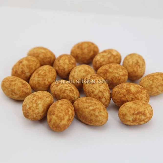 Cajun/Onion Coated Roasted Peanuts With Kosher/Halal/Haccp/Brc Certification Crunchy and Crispy Dried Snack Food