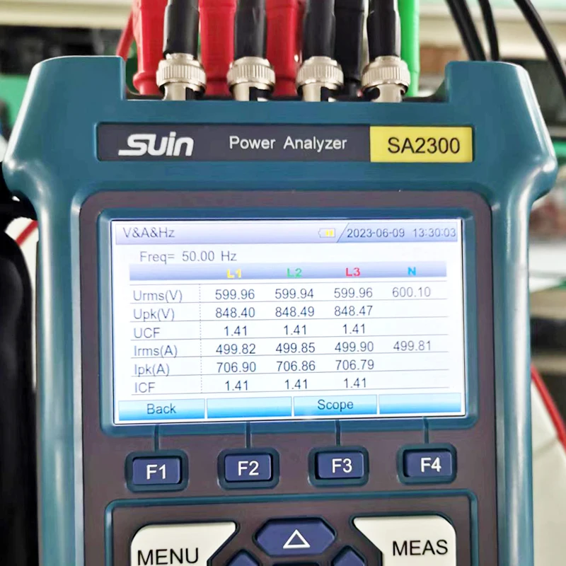 Suin SA2300 low prices 3 phase power analyzer energy meter for testing voltage and current ac