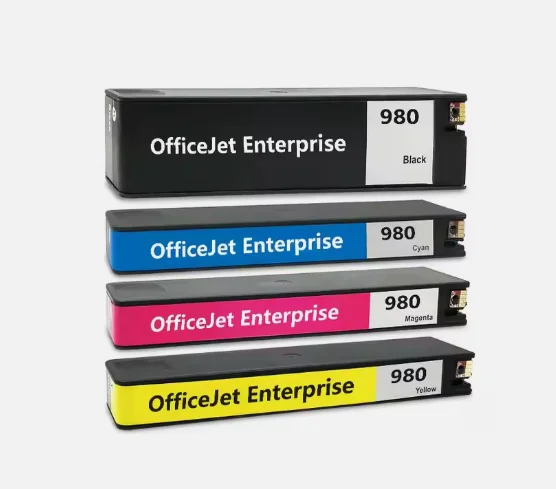 Пигментные чернила для HP 980XL 980 совместимый картридж с чернилами принтера Officejet Enterprise X555xh