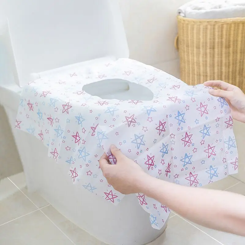 Toilet Seat Covers Disposable  10 Pack -Waterproof, Ideal for Kids and Adults  Extra Large, for Travel,  in Public Restrooms