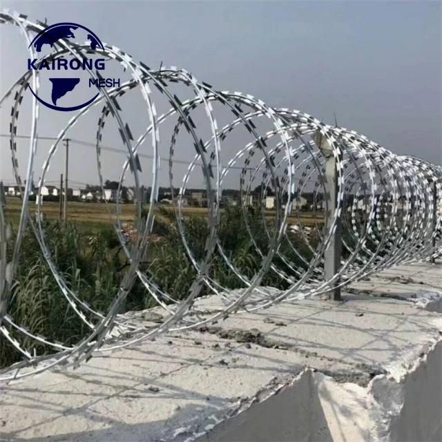 Колючая проволока для бритвы BTO 22 с защитой от