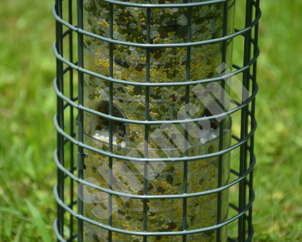 
Top quality squirrel resistant bird food feeder 3.5L 12 feeding ports 