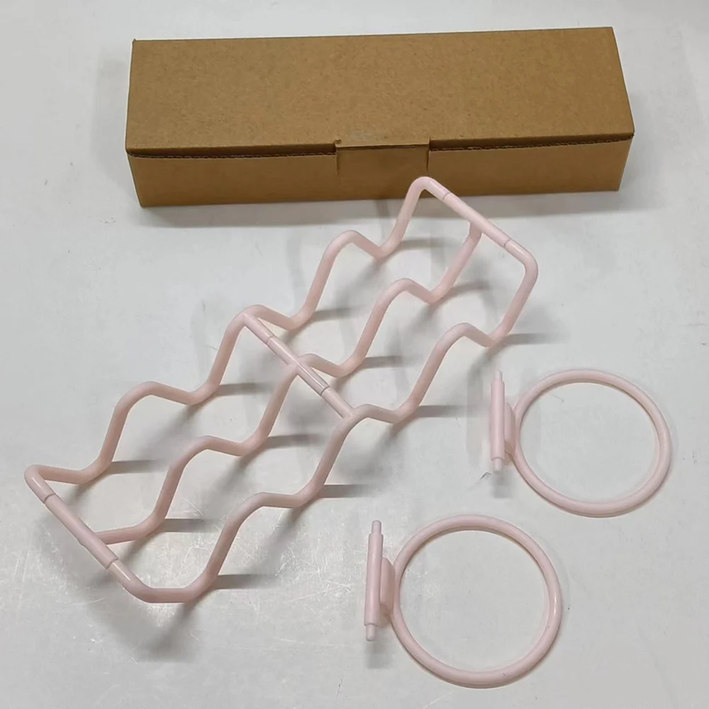 Taco Holder Stands Packs Large Taco Tray Plates Holds Up to 3 Tacos Each PP Health Material With 2 Cake Holder