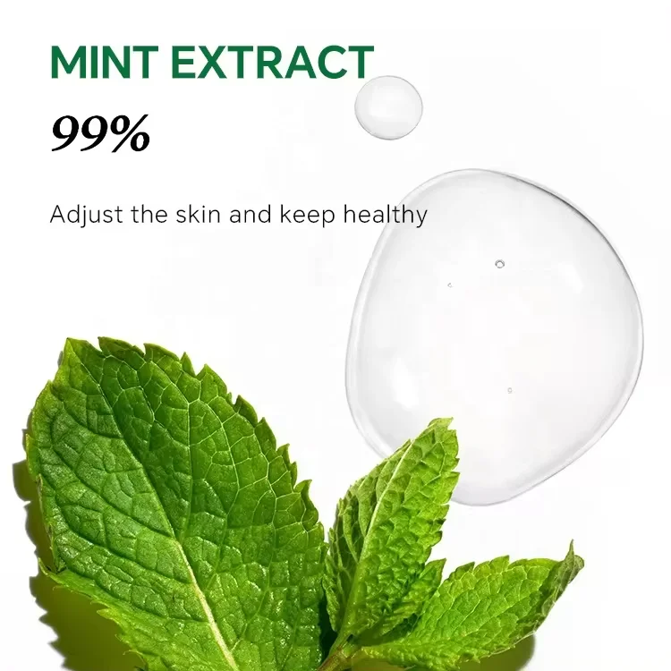 Private Label Deep Cleansing Skin Repairing Mint Liquid Soap Face Cleanser Pore Clean Anti Acne Face Wash Foam