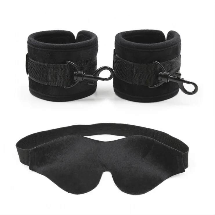 Наручники маска для глаз мягкие наручные манжеты повязка на глаза пар