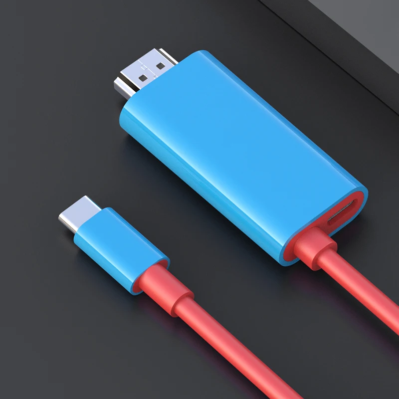 1,8 м 4K Tv 60 Гц Usb Type C Type-C к Hdmi-кабелю 2 м 4K 30 Гц 60 Гц HDMI-кабель для устройств Nintendo и Type C