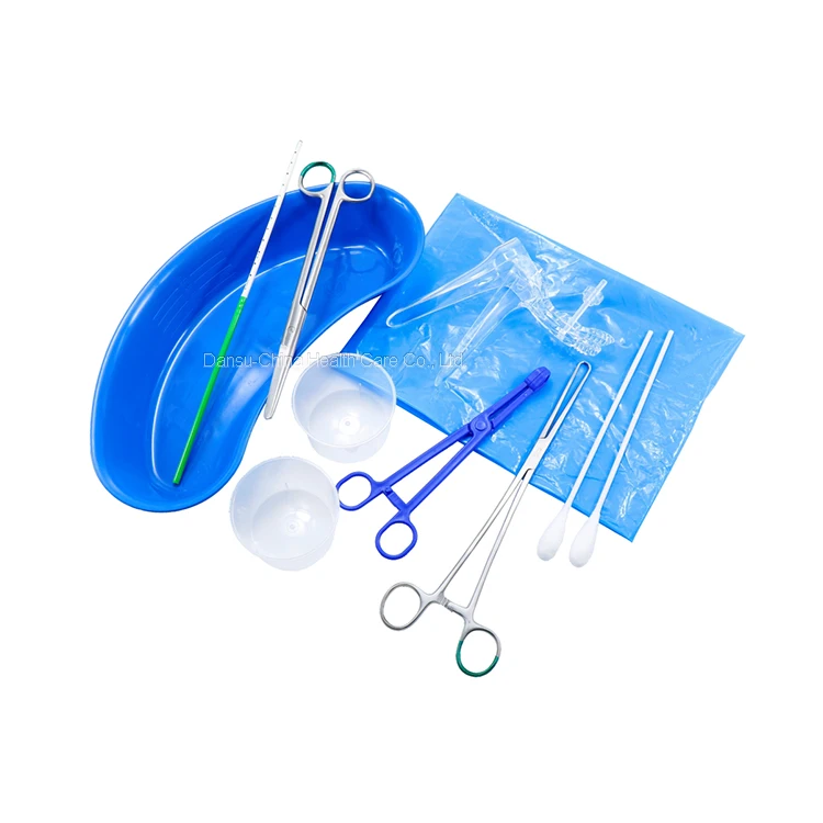 Sterilized single use gynecological instruments kit iud insertion kit disposable
