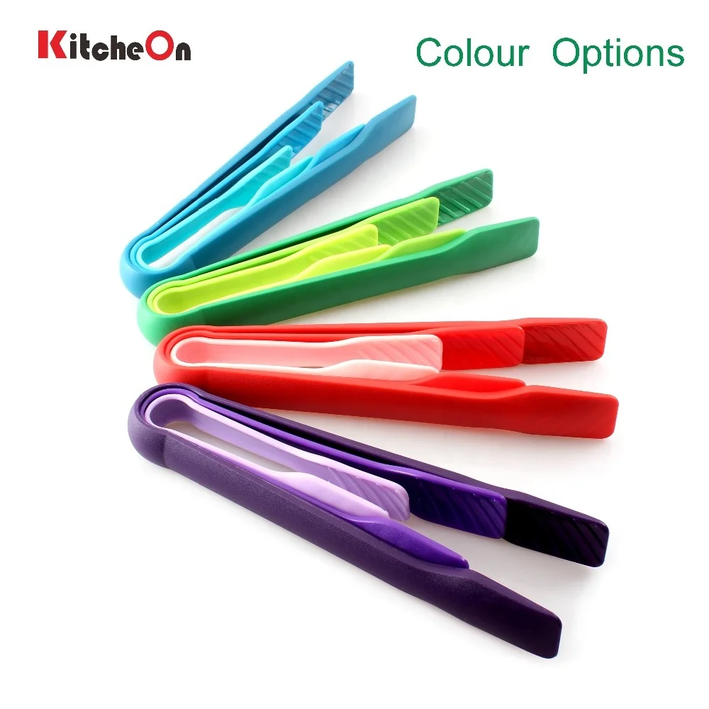 Latest New 3 in 1 Nesting Plastic Kitchen Tongs Set
