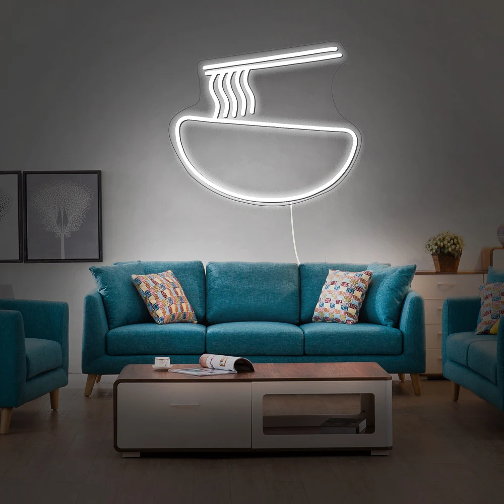 noodle led Neon Sign Led Advertising Custom Neon Light Signs Custom Neon Sign For Wedding Bar Party Decoration