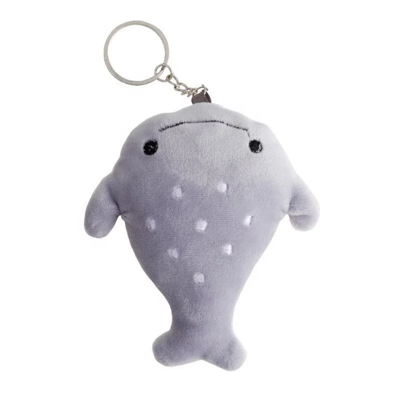 Animal fish doll stuffed mobile phone bag pendant cartoon key chain gift custom toy