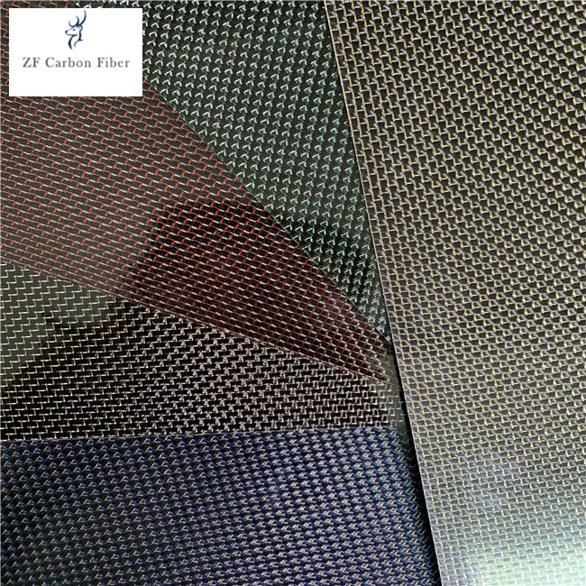 High Quality  Factory Directly Sale color 100% Carbon Fiber 3k carbon fiber sheet