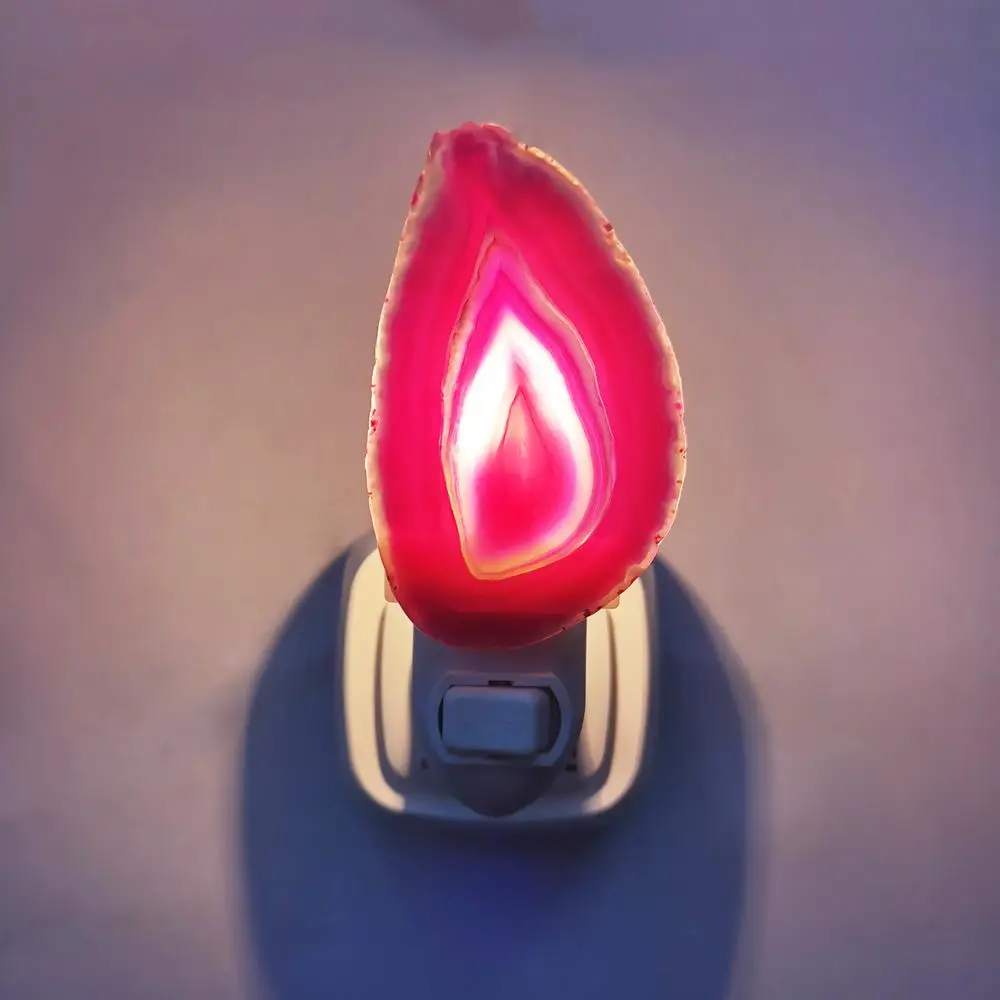AGATE SLICE NIGHTLIGHT AGATE night light