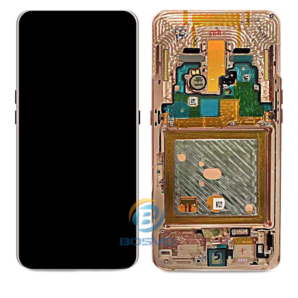 For samsung A80 lcd A90 A805 A805F/DS A905 screen display with touch digitizer assembly with frame
