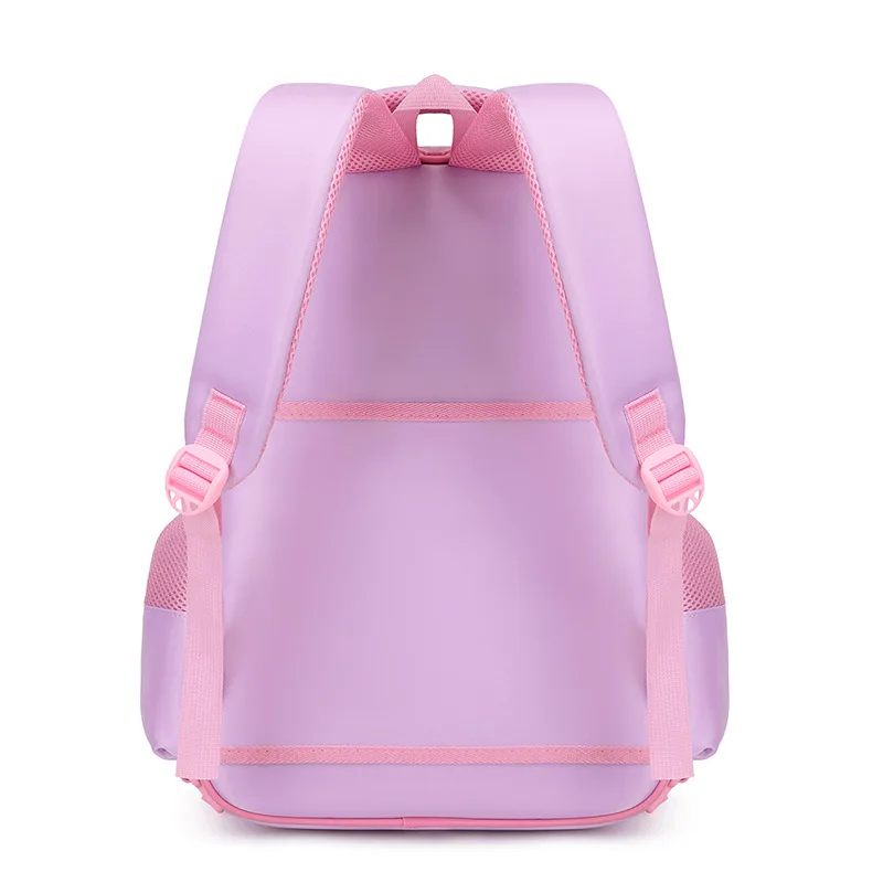 New 3d Leather Nylon Trolley Schoolbag Large Capacity Portable Factory Primary Student Travel Backpack Set School Bag With Wheel