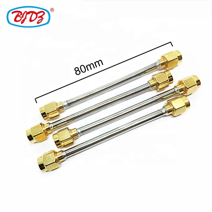 Комплект коаксиальных радиочастотных кабелей прямой штекер SMA в с полужестким кабелем RG402 сборка