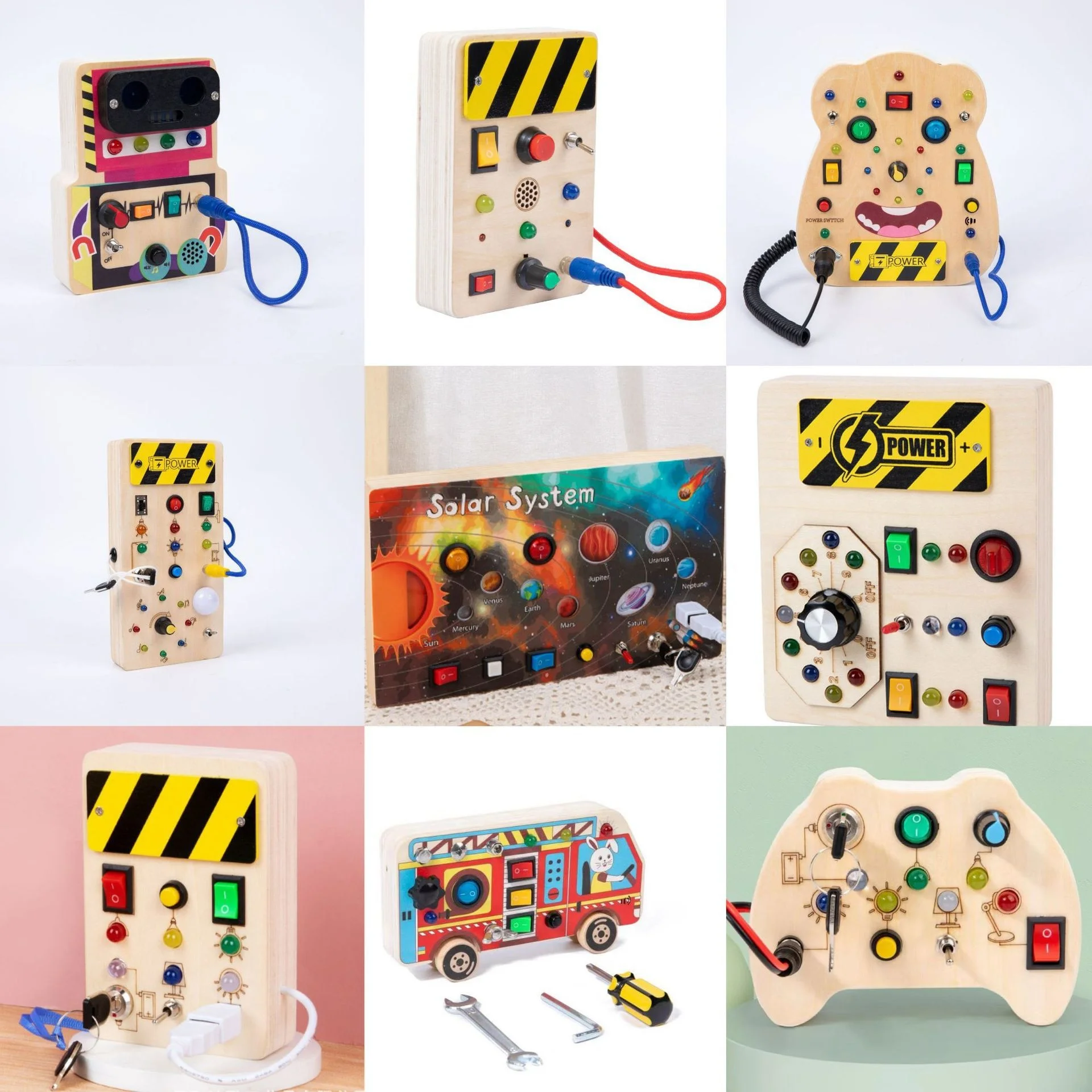 Wholesale Electronic Learning Sensory Toy montessori educational toys felt busy board for toddlers