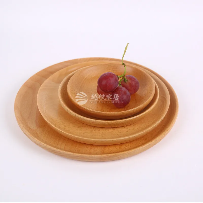 
Недорогой экологически чистый круглый лоток из бука от производителя 