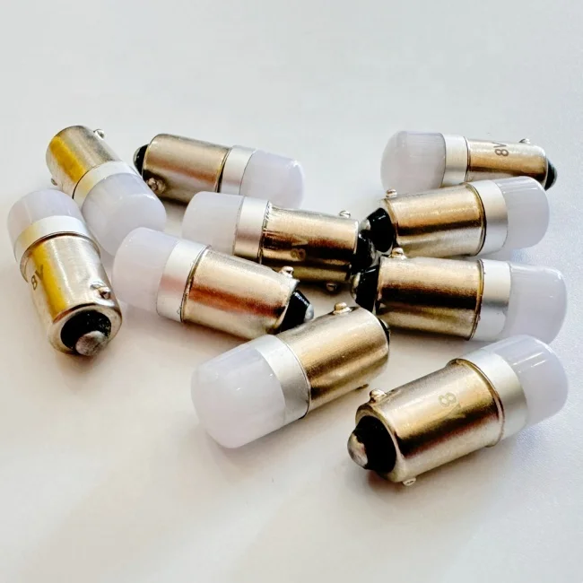 BA9S T4W LED Light Bulbs 6V 12V 24V 3030SMD Car LED Interior Light License Plate Lights