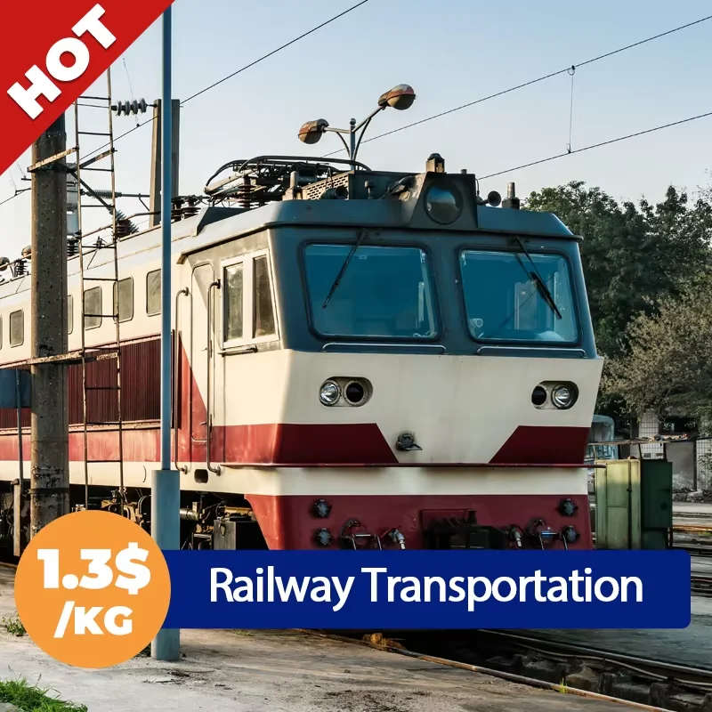 Fast FBA DDP service Railway train freight shipping agent China to Poland  Italy Europe