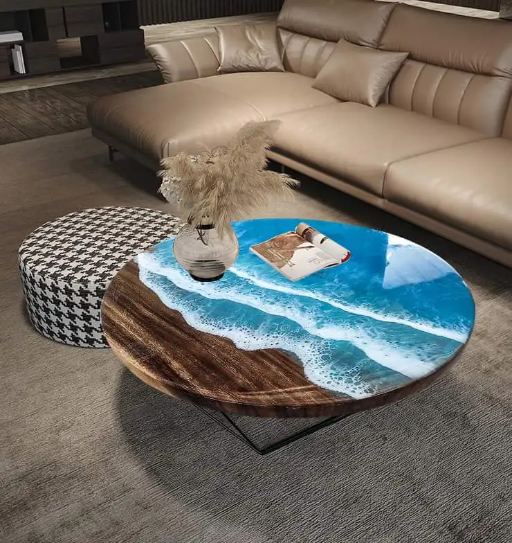 Resin Epoxy Wood Deep Pour Epoxy Resin Two Parts Epoxy AB Resin for Wood Table Furniture