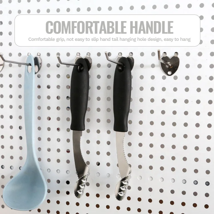 Gloway Plastic Handle Stainless Steel Easily Seed Remover Serrated Edge Slice Off Vegetables Top Kitchen Tool Chili Pepper Corer