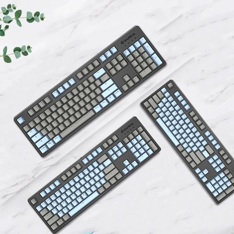 KG06 104 keys mobile computer laptop rgb backlit usb wired gaming mechanical keyboard