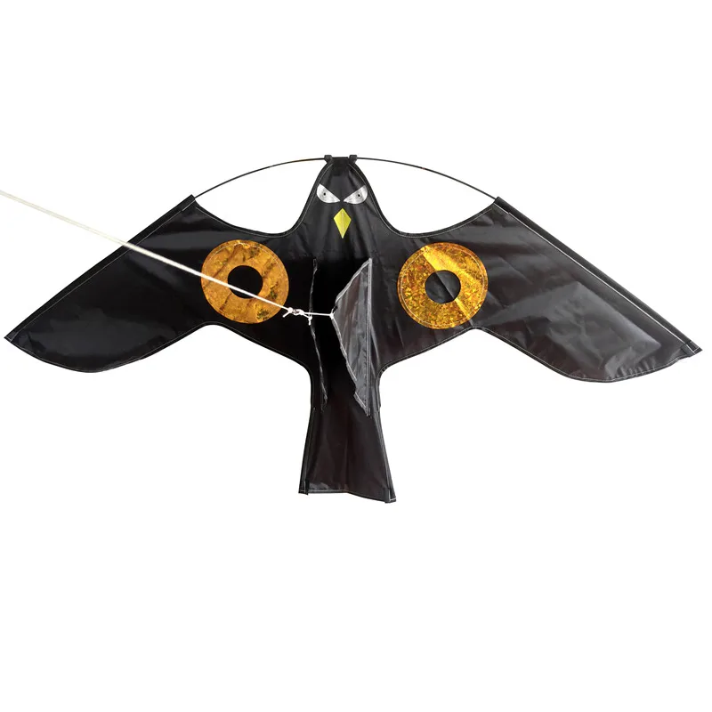 Scarecrow Scaring Bird Kite Repeller Bird Scarer With Telescopic Pole Protect Farm Crops