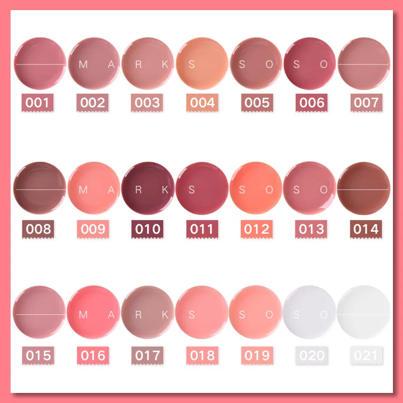 21 colors soak off gel for building 100g No burning build multifunctional Extension gel uv