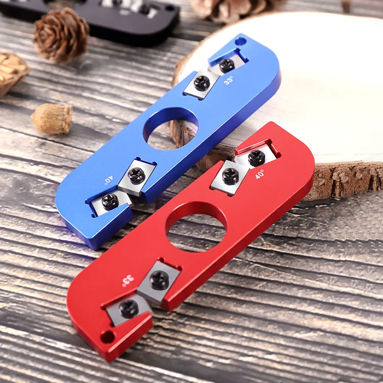Finger Hole outdoor camping portable Multifunction Portable Pocket Carbide Knife Sharpener Outdoor Mini Knife Sharpener