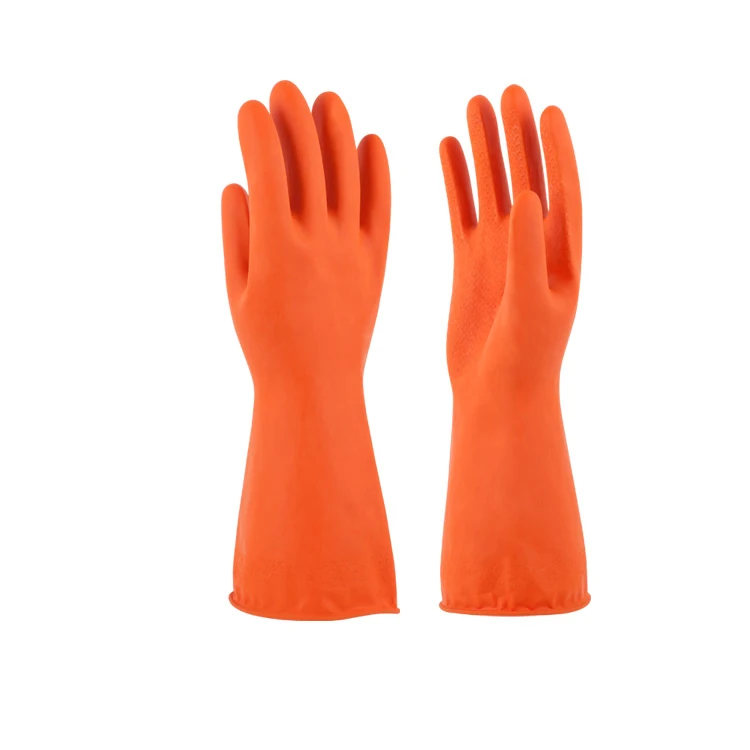 Premium Quality Cut Resistant Cleaning Long Sleeve Rubber Gloves Kitchen Guantes Latex Household Gloves