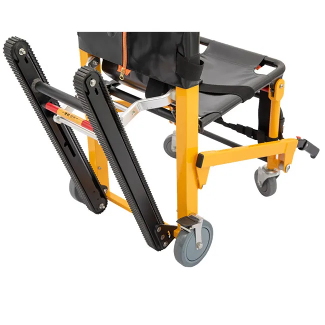 aluminum alloy patient transfer rescue stair chair, medical folding downstairs stretcher