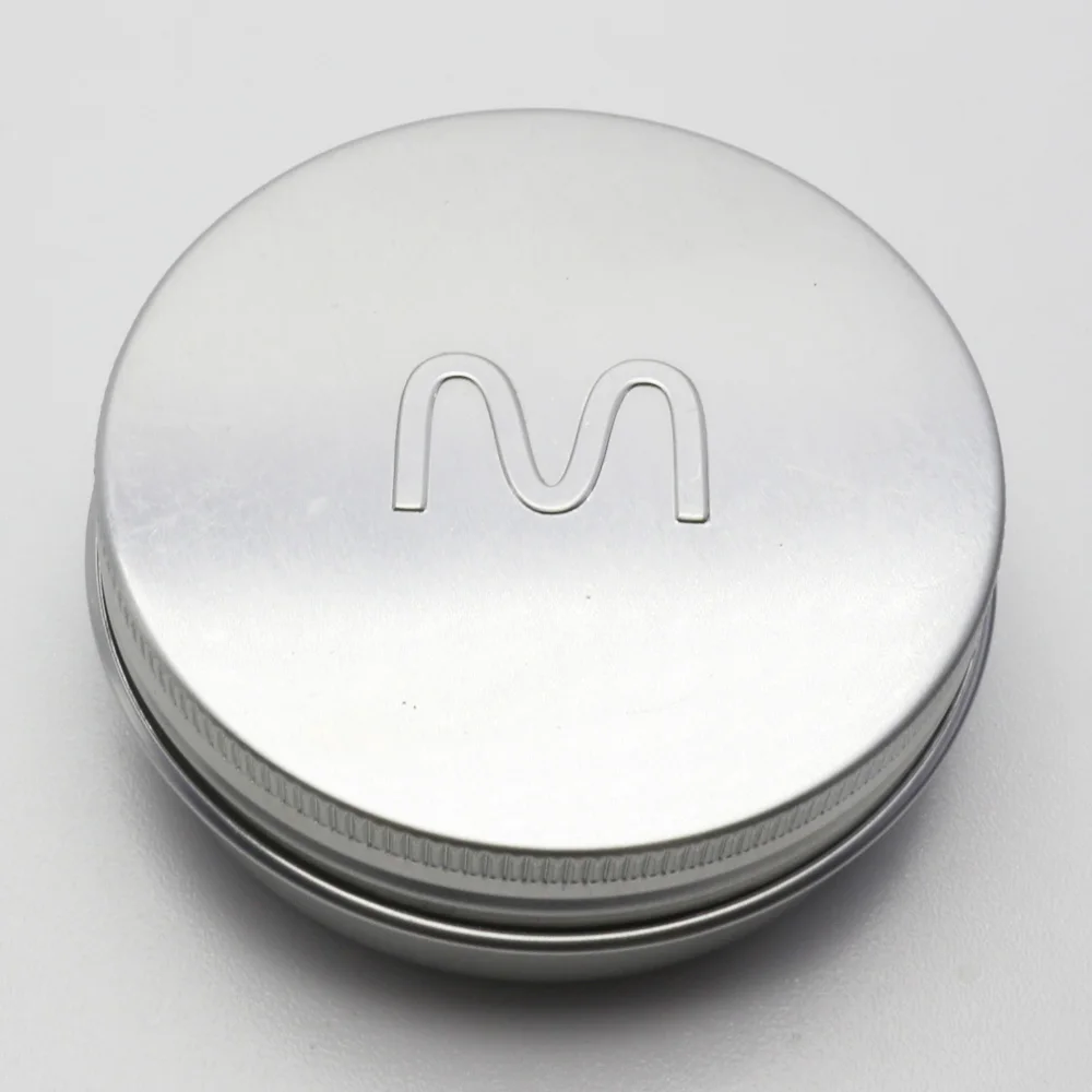 10ml 15ml 25ml 30ml 50ml 60ml 80ml 100ml aluminium jar 50g ointment container 50 ml flat aluminium tin AJ-02S