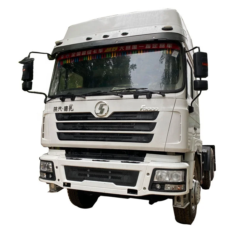 Б/у 6X4 левый привод 380HP Shacman F3000 тракторный прицеп б/у трактор
