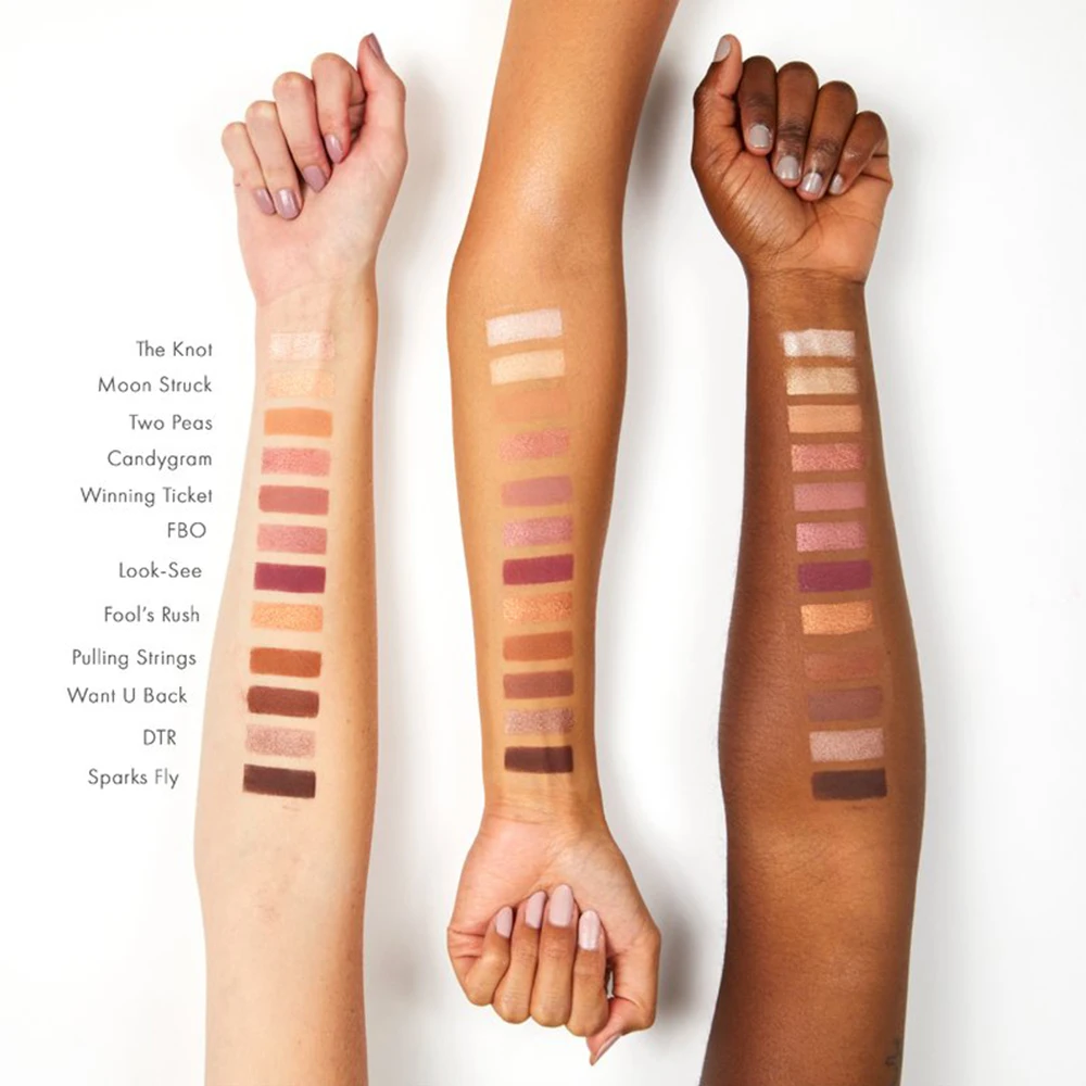 Professional palette holder fluffy brush lameila eyeshadow for wholesales