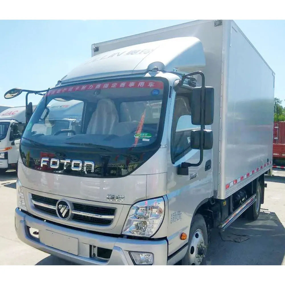 Foton 4x2 1T Mini Refrigerator Truck customization transport vegetable freezer Light refrigerated truck For Sale