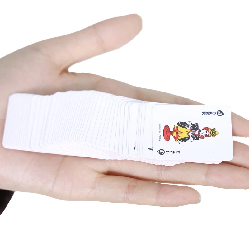 Oem Factory Supply Durable Poker Playing Card Portable Bicycle Market Poker Cards