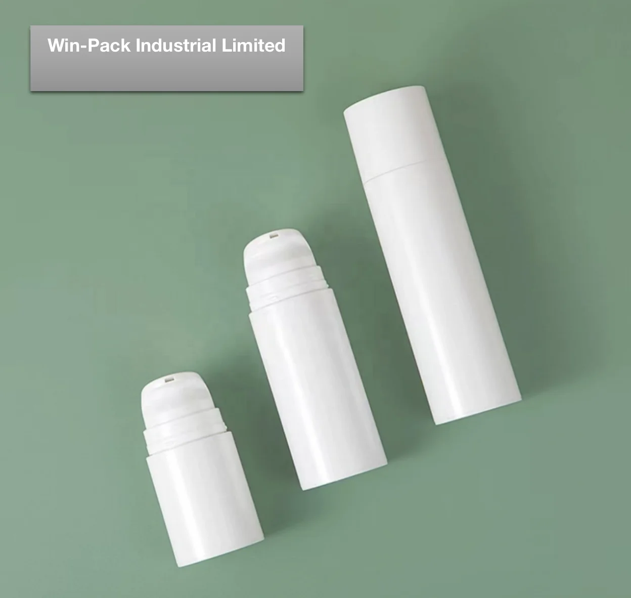 Best selling 50ml 100ml 150ml airless pump bottle recycled screw pp airless pump bottle wholesale