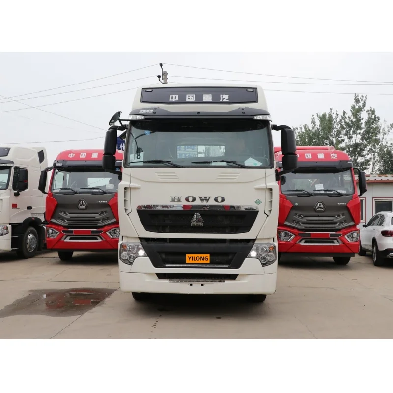 good condition sinotruk howo t7h used cng tractor truck 6x4 430hp 440 hp th7 t7 trucks trailer head