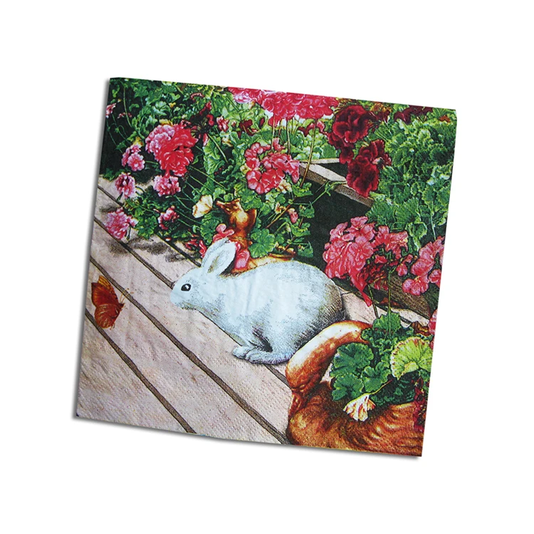 
YLNL10013 Color Paper Napkin,shape napkin 