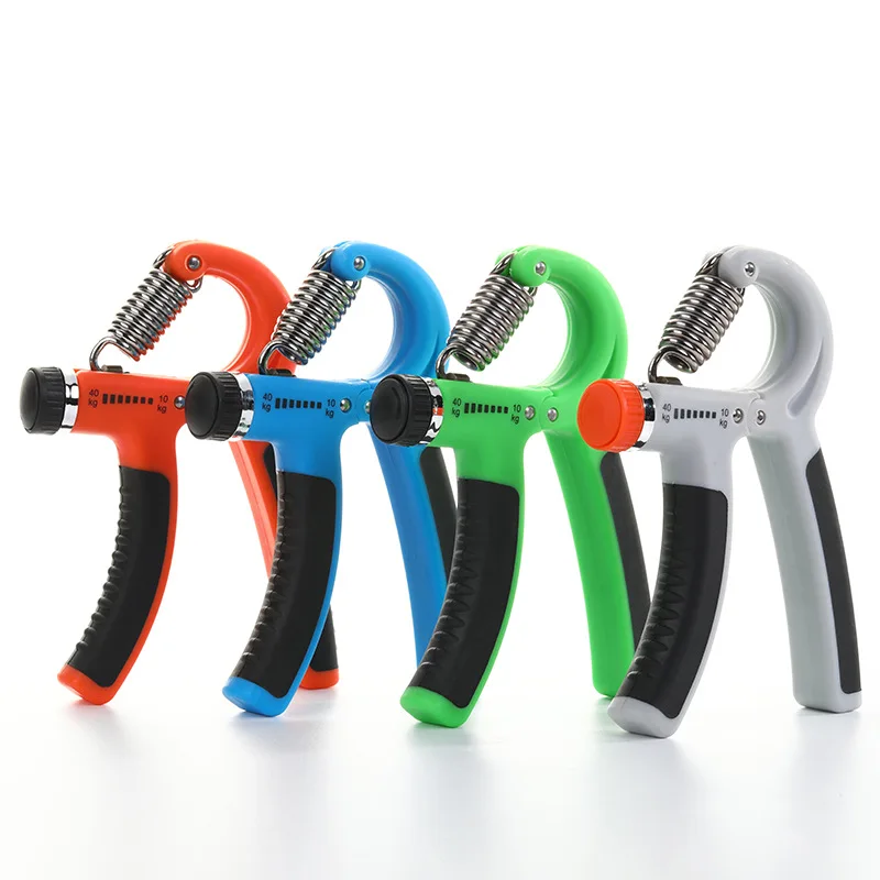 Tellus Fitness Silicone Grip Strength Trainer Custom Logo Home Sports Hand Grip Exerciser with Adjustable 5-60kg Resistance