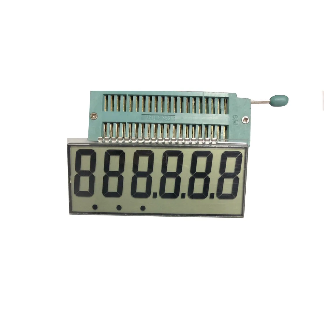  Manufacturer lcd display 6digit 6 point 7 segment screen Electronic scale displays drive LCD