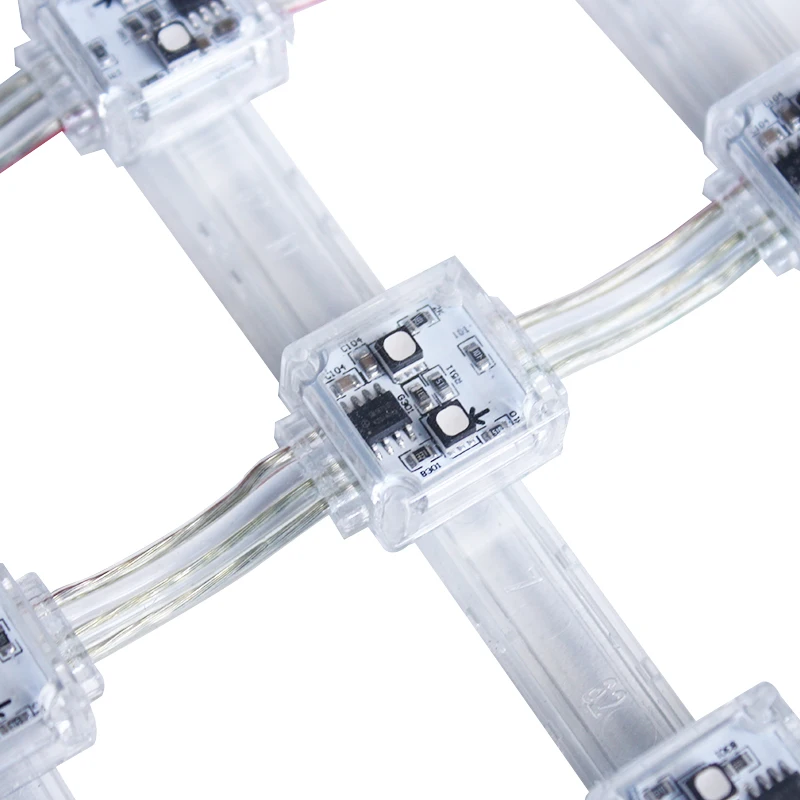 DMX Outdoor LED Square Shape light product DMX512 led pixel light led mesh screen stage lighting