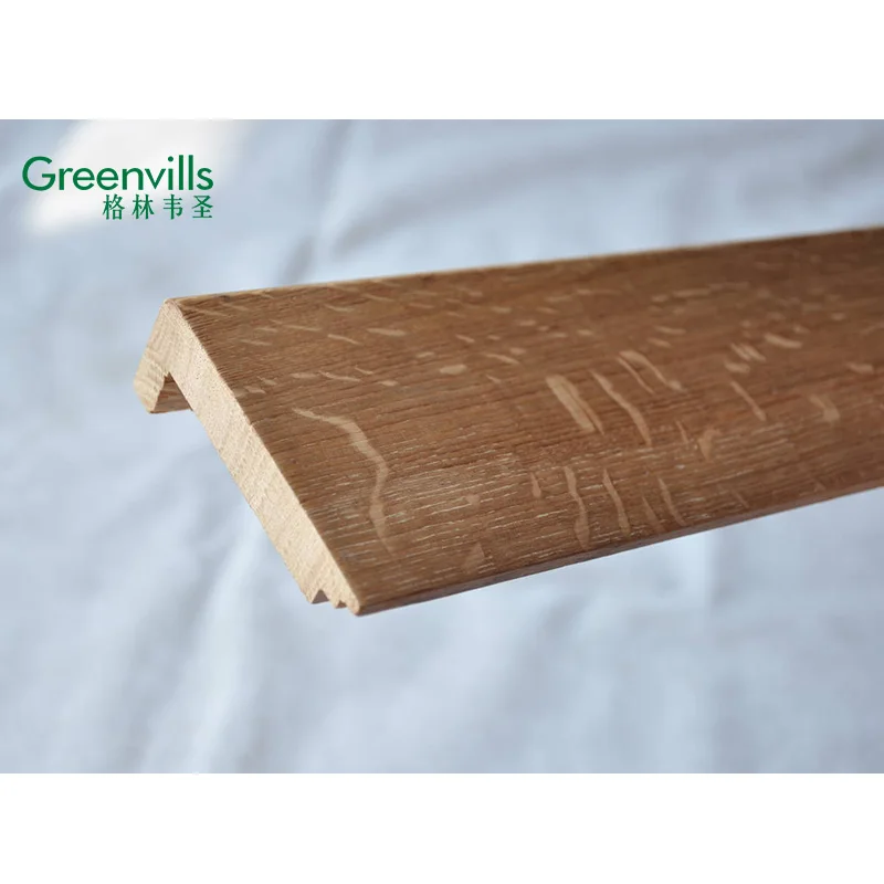 Top sale products stair nosing trim and solid oak real wood bullnose stair nosing