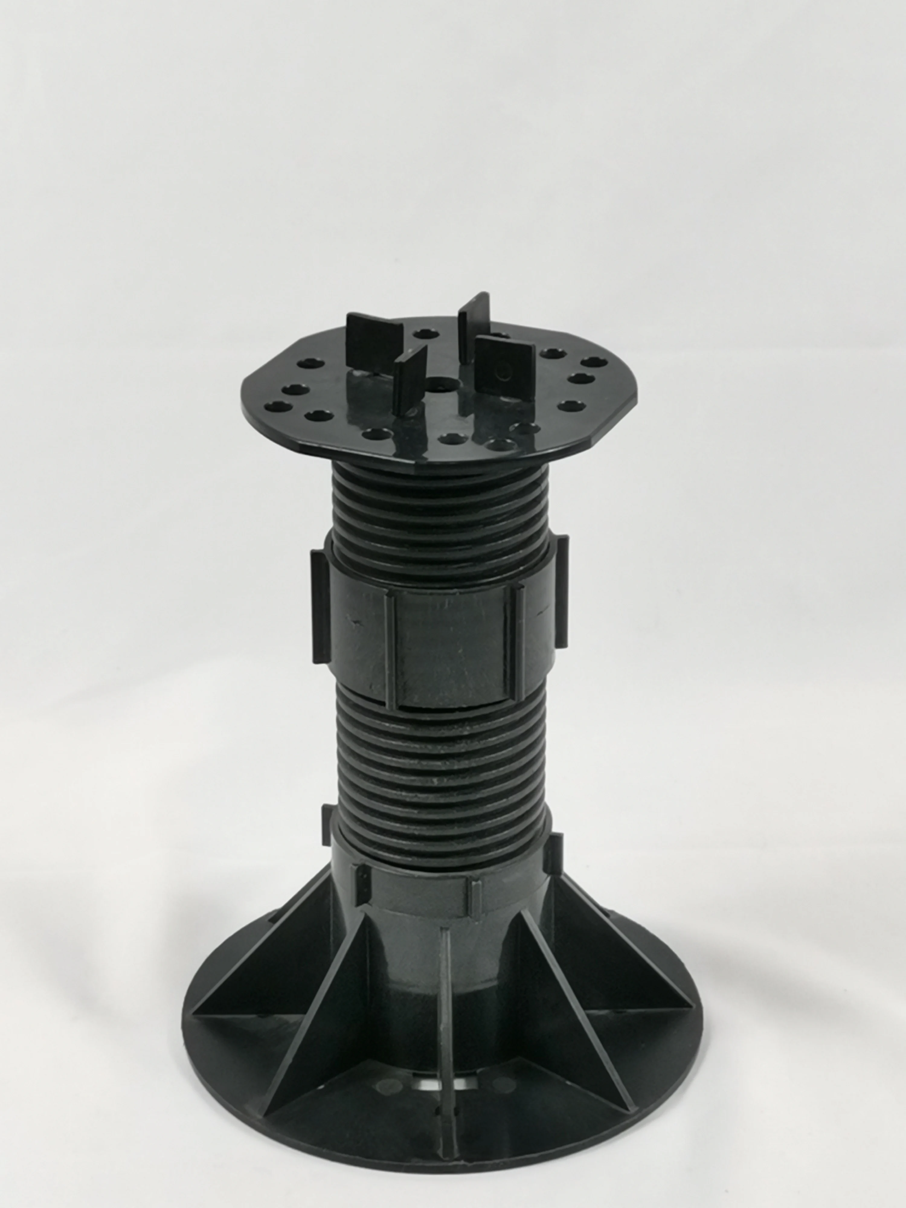 adjustable plastic pedestal used for terrace decking keels stone deck ceramic deck