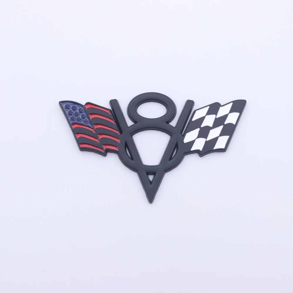 Automotive decorative metal sticker suitable for Chevrolet Dodge Ford JEEP rear body sticker