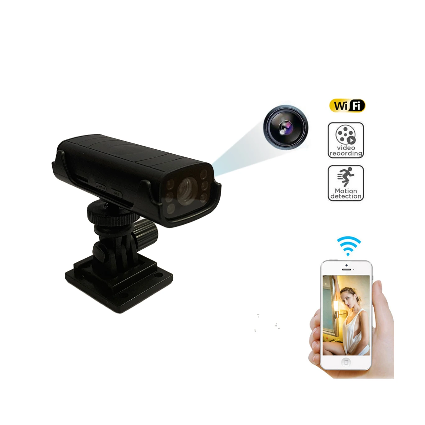 1080P Remote Portable Phone APP Room WiFi Security Surveillance Baby Pet Camera easy set up wireless mini Camera