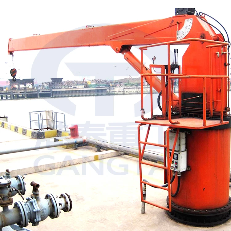 Factory Direct Ship Cranes Hydraulic Marine Crane 1 Ton Electric for Outdoors