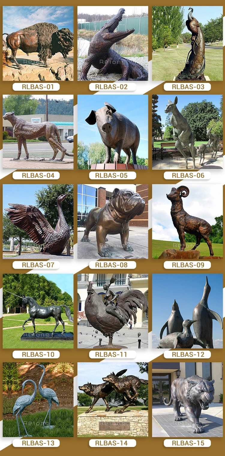 bronze-animal-statue