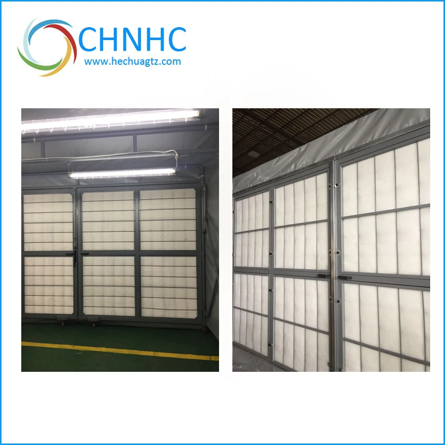 Portable spray booth/ car prep station