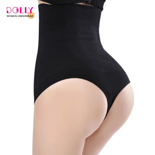 High Waist Thong Shaper Women Seamless Shapewear Waist Cincher Panty With Bones